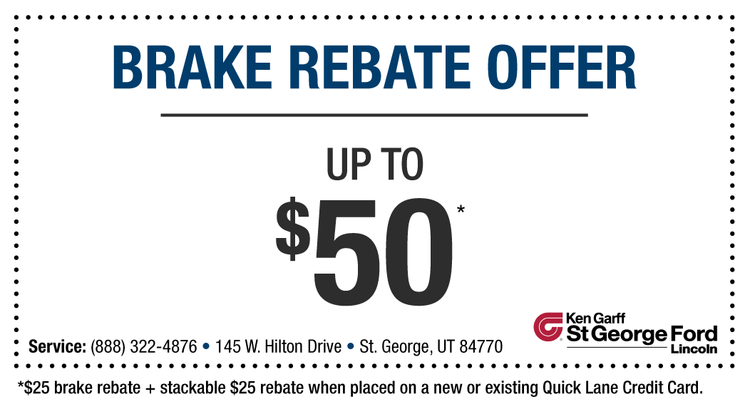 Parts Coupon | Ken Garff St. George Ford